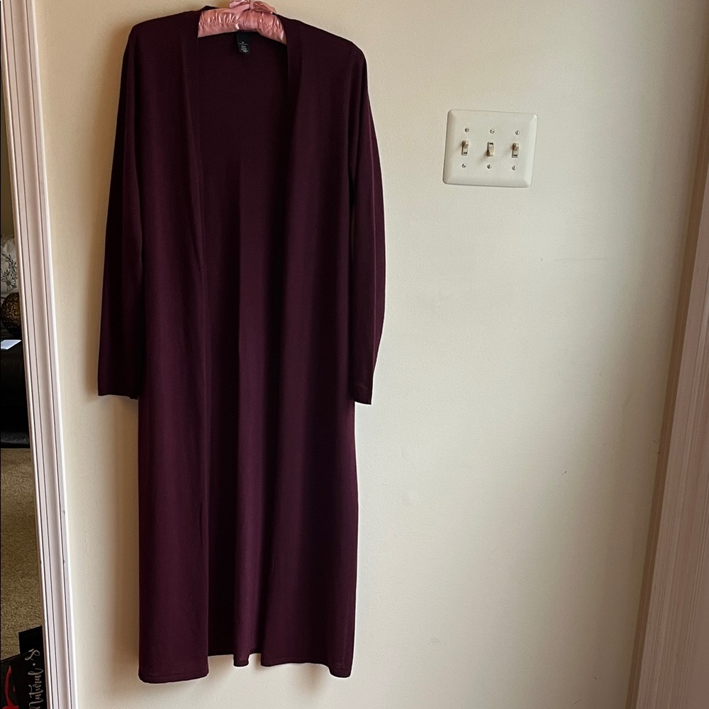 WHBM Open Front Duster, Size M - Picture 3 of 8